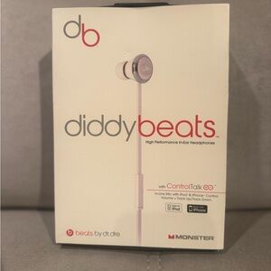 RARE Collector's Grade Monster Diddybeats by Dre (Pink) - Open Box, Complete!
